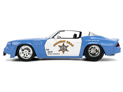 1979 Chevrolet Camaro Z28 Police "Highway Drag" Blue and White "Bigtime Muscle" Series 1/24 Diecast Model Car by Jada <h2>1979 Jada</h2> <p>High-quality perfect for collectors enthusiasts. Features de