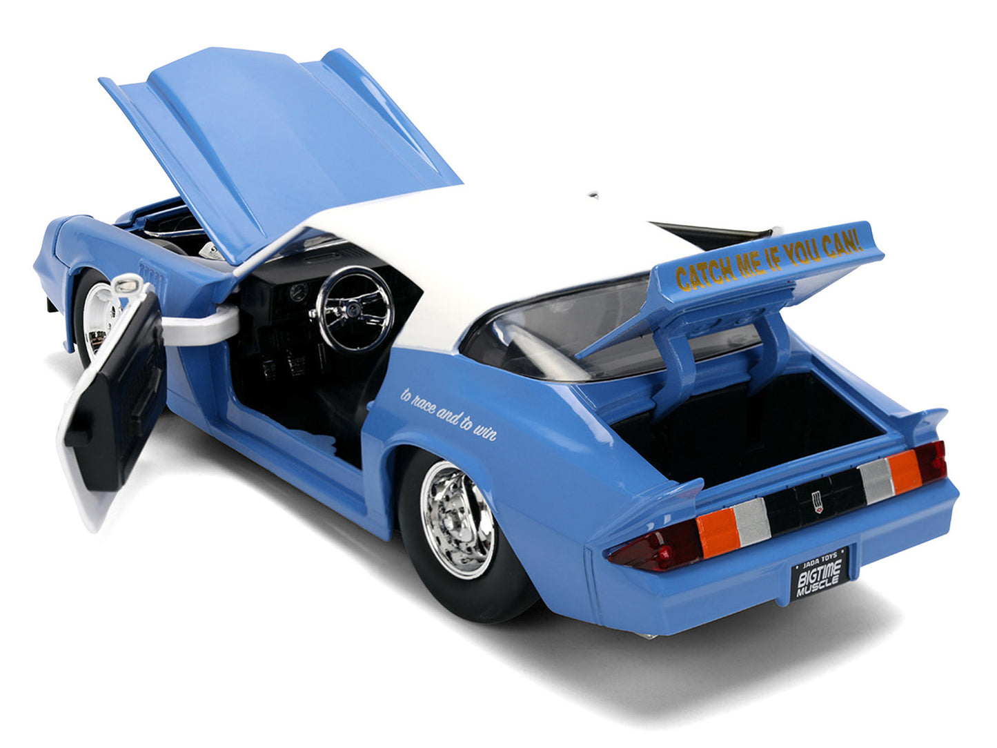 1979 Chevrolet Camaro Z28 Police "Highway Drag" Blue and White "Bigtime Muscle" Series 1/24 Diecast Model Car by Jada <h2>1979 Jada</h2> <p>High-quality perfect for collectors enthusiasts. Features de