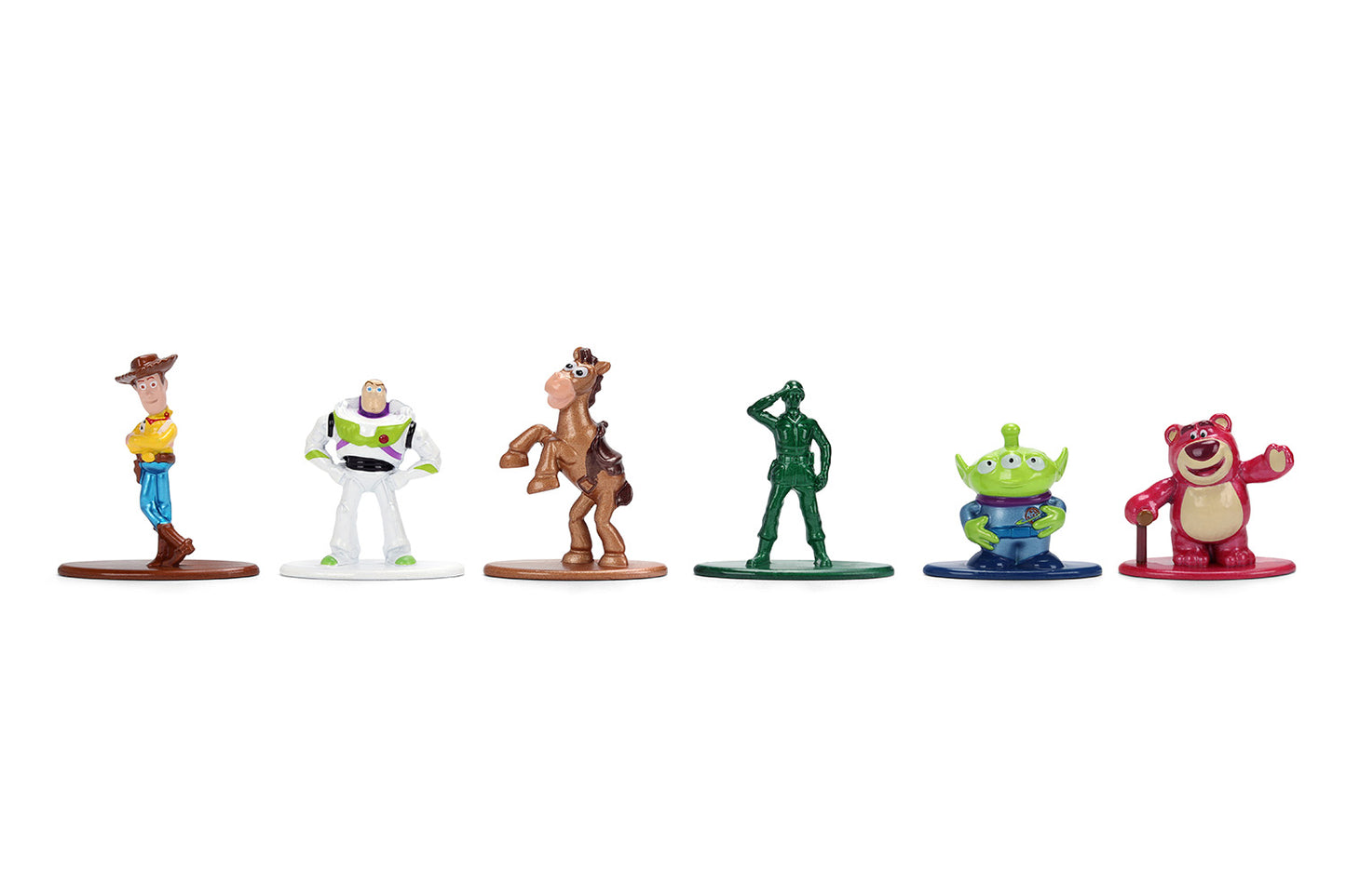 Set of 6 Diecast Figures "Toy Story" Movie Franchise "Nano Metalfigs" Series Models by Jada <h2>Set Jada</h2> <p>High-quality model car perfect for collectors and enthusiasts. Features detailed interi