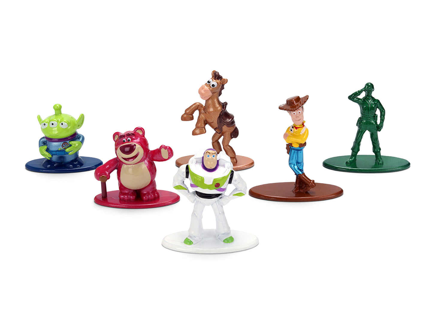Set of 6 Diecast Figures "Toy Story" Movie Franchise "Nano Metalfigs" Series Models by Jada <h2>Set Jada</h2> <p>High-quality model car perfect for collectors and enthusiasts. Features detailed interi