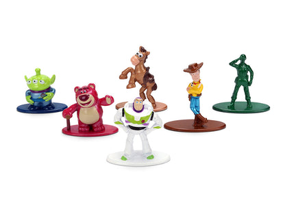 Set of 6 Diecast Figures "Toy Story" Movie Franchise "Nano Metalfigs" Series Models by Jada <h2>Set Jada</h2> <p>High-quality model car perfect for collectors and enthusiasts. Features detailed interi