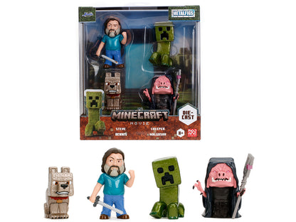Set of 4 Diecast Figures "A Minecraft Movie" (2025) Movie "Metalfigs" Series Models by Jada <h2>Set Jada</h2> <p>High-quality model car perfect for collectors and enthusiasts. Features detailed interi