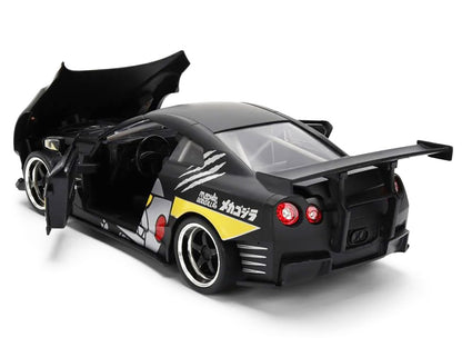 2009 Nissan GT-R (R35) Ben Sopra Matt Black with "Mechagodzilla" Graphics "Hollywood Rides" Series 1/24 Diecast Model Car by Jada <h2>2009 Jada</h2> <p>High-quality perfect for collectors and enthusia