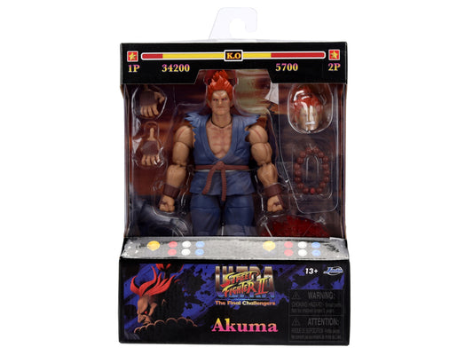 Akuma 6" Moveable Figure with Accessories and Alternate Head Hands "Ultra Street Fighter II: The Final Challengers" (2017) Video Game Model by Jada <h2>Akuma Jada</h2> <p>High-quality diecast car perf