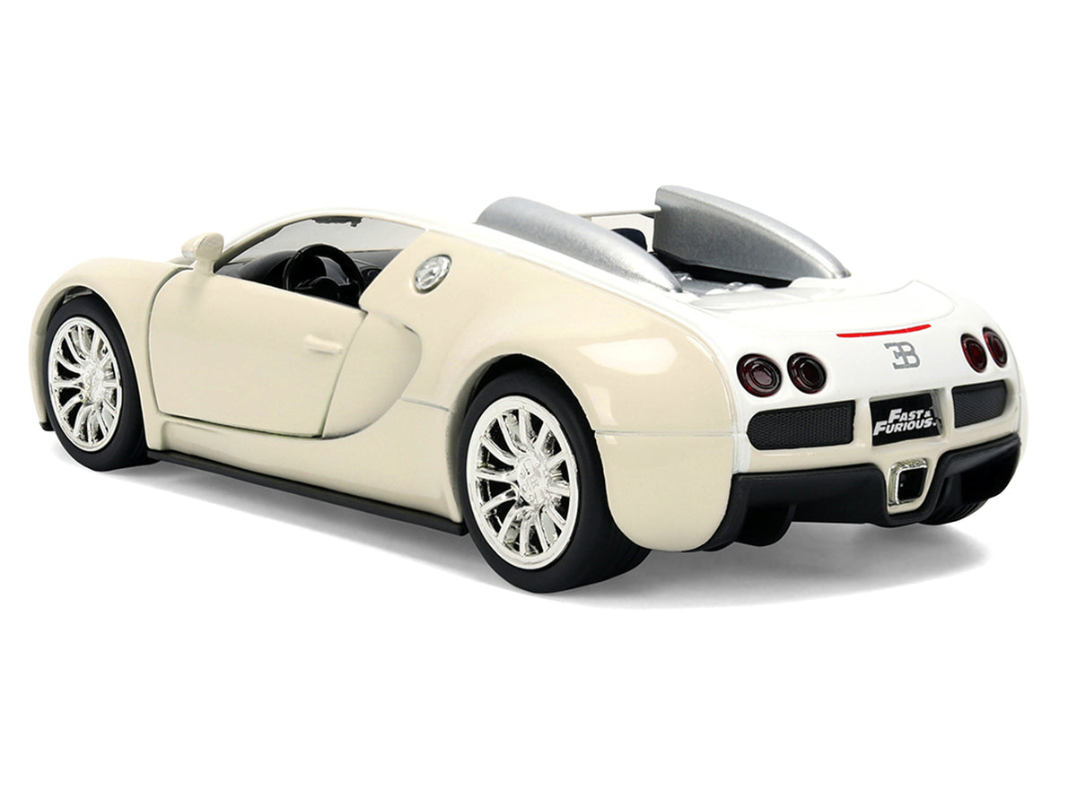 2011 Bugatti Veyron White Tan (2015) Movie 1/32 Diecast Model Car - Jada