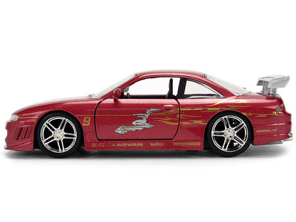 1997 Nissan 240SX (S14) Light Red Metallic 1/32 Diecast Model Car - Jada
