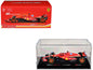 Ferrari SF-24 #16 Charles Leclerc "Formula One F1 World Championship" (2024) with Display Case "Formula Racing" Series 1/43 T&y Diecast Model Car by Bburago