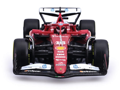 Ferrari SF-25 #16 Charles Leclerc Formula One F1 "World Championship" (2025) with Display Case 1/43 Diecast Model Car by Bburago