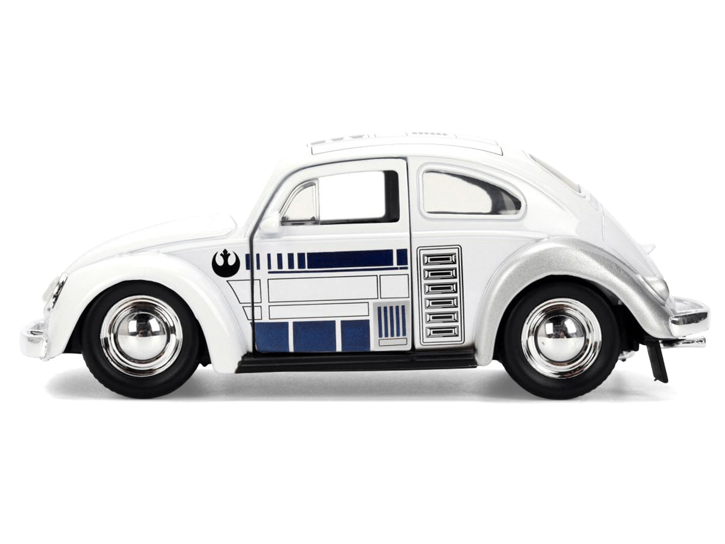 1959 Volkswagen Beetle "R2-D2" Livery White with Graphics "Star Wars" Franchise "Hollywood Rides" Series 1/32 Diecast Model Car by Jada <h2>1959 Jada</h2> <p>High-quality perfect for collectors and en