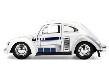 1959 Volkswagen Beetle "R2-D2" Livery White with Graphics "Star Wars" Franchise "Hollywood Rides" Series 1/32 Diecast Model Car by Jada <h2>1959 Jada</h2> <p>High-quality perfect for collectors and en