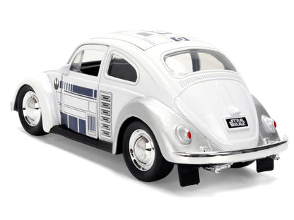 1959 Volkswagen Beetle "R2-D2" Livery White with Graphics "Star Wars" Franchise "Hollywood Rides" Series 1/32 Diecast Model Car by Jada <h2>1959 Jada</h2> <p>High-quality perfect for collectors and en