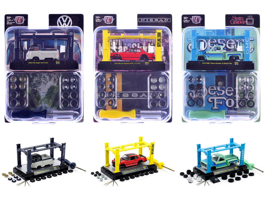 Model Kit 3 piece Car Set Release 82 Limited Edition to 8000 pieces Worldwide 1/64 T&y Diecast Model Cars by M2 Machines