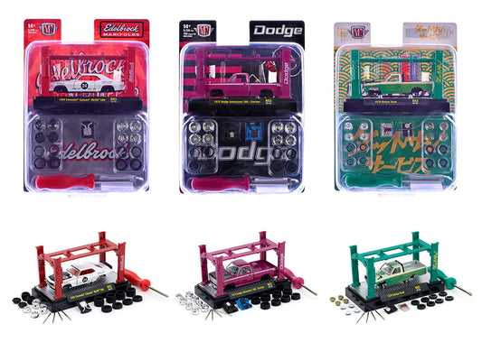 Model Kit 3 piece Car Set Release #83 Limited Edition to 6000 pieces Worldwide 1/64 T&y Diecast Model Cars by M2 Machines
