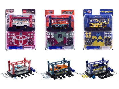 Model Kit 3 piece Car Set Release #88 Limited Edition to 4800 pieces Worldwide 1/64 T&y Diecast Models by M2 Machines