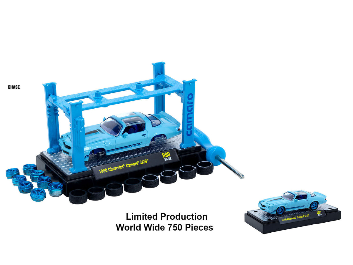 Model Kit 3 piece Car Set Release #90 1/64 Diecast Model Cars by M2 Machines