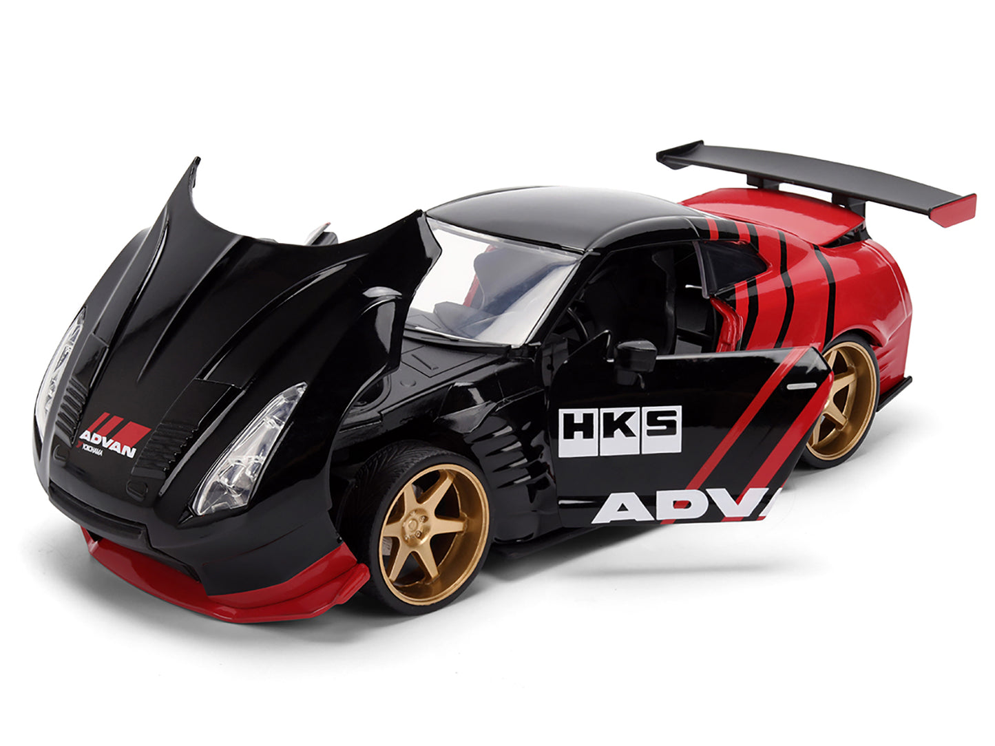 2009 Nissan GT-R (R35) Ben Sopra "Advan" Black and Red "JDM Tuners" Series 1/24 Diecast Model Car by Jada <h2>2009 Jada</h2> <p>High-quality perfect for collectors enthusiasts. Features detailed inter