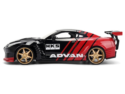 2009 Nissan GT-R (R35) Ben Sopra "Advan" Black and Red "JDM Tuners" Series 1/24 Diecast Model Car by Jada <h2>2009 Jada</h2> <p>High-quality perfect for collectors enthusiasts. Features detailed inter
