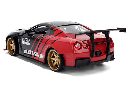 2009 Nissan GT-R (R35) Ben Sopra "Advan" Black and Red "JDM Tuners" Series 1/24 Diecast Model Car by Jada <h2>2009 Jada</h2> <p>High-quality perfect for collectors enthusiasts. Features detailed inter