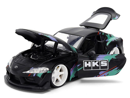 2020 Toyota GR Supra "HKS" Matt Black with Graphics "JDM Tuners" Series 1/24 Diecast Model Car by Jada <h2>2020 Jada</h2> <p>High-quality perfect for collectors and enthusiasts. Features detailed inte