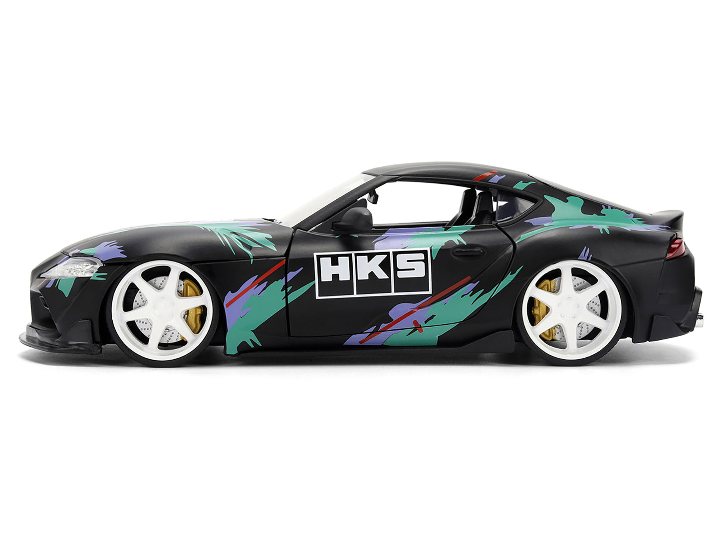 2020 Toyota GR Supra "HKS" Matt Black with Graphics "JDM Tuners" Series 1/24 Diecast Model Car by Jada <h2>2020 Jada</h2> <p>High-quality perfect for collectors and enthusiasts. Features detailed inte