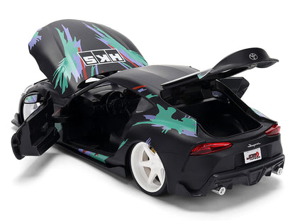 2020 Toyota GR Supra "HKS" Matt Black with Graphics "JDM Tuners" Series 1/24 Diecast Model Car by Jada <h2>2020 Jada</h2> <p>High-quality perfect for collectors and enthusiasts. Features detailed inte