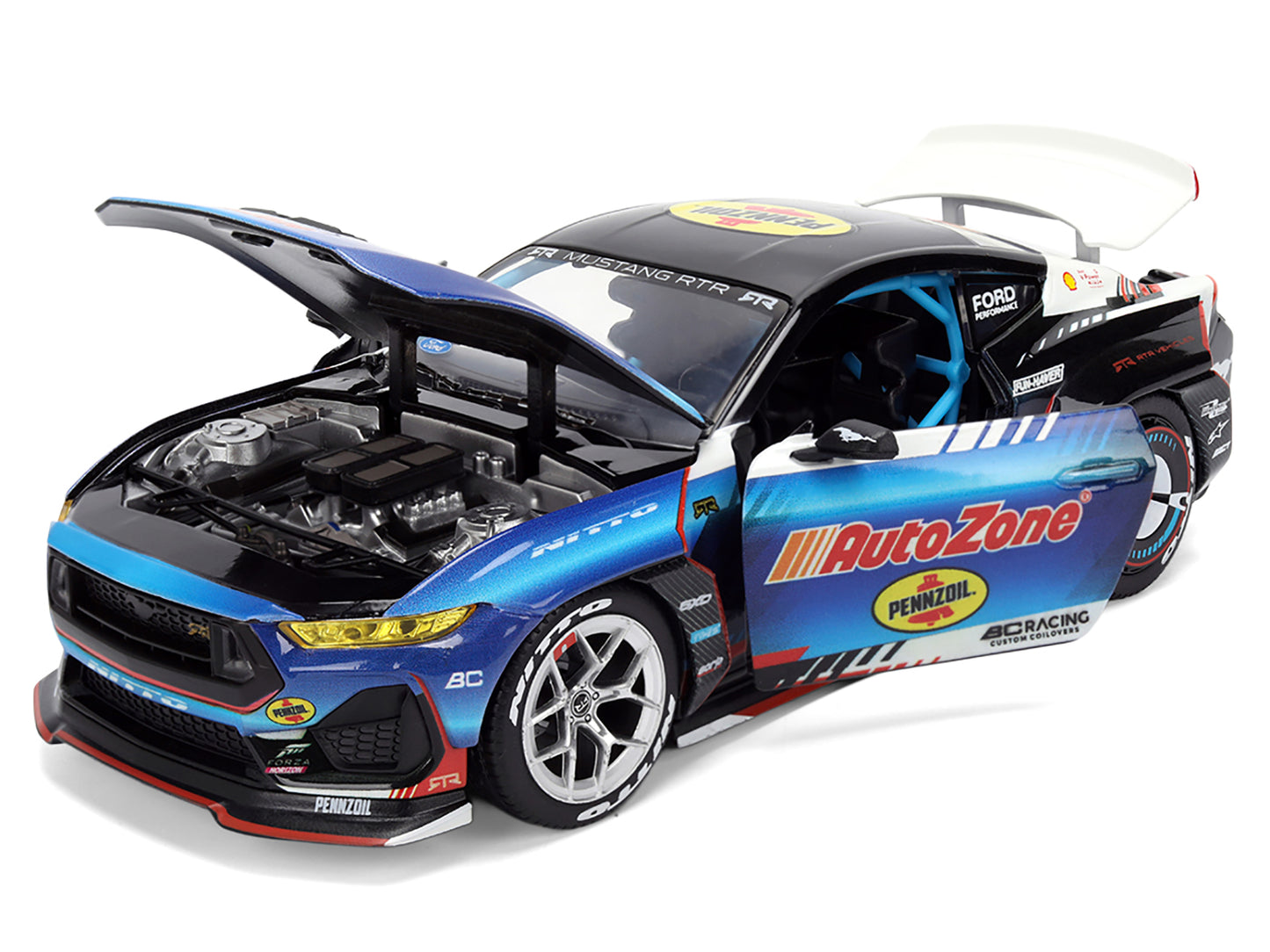 Ford Mustang RTR #130 James Deane "AutoZone" "Formula Drift PRO Championship" (2025) with Lights "RTR Vehicles" Series 1/24 Diecast Model Car by Jada <h2>Ford Jada</h2> <p>High-quality perfect for col