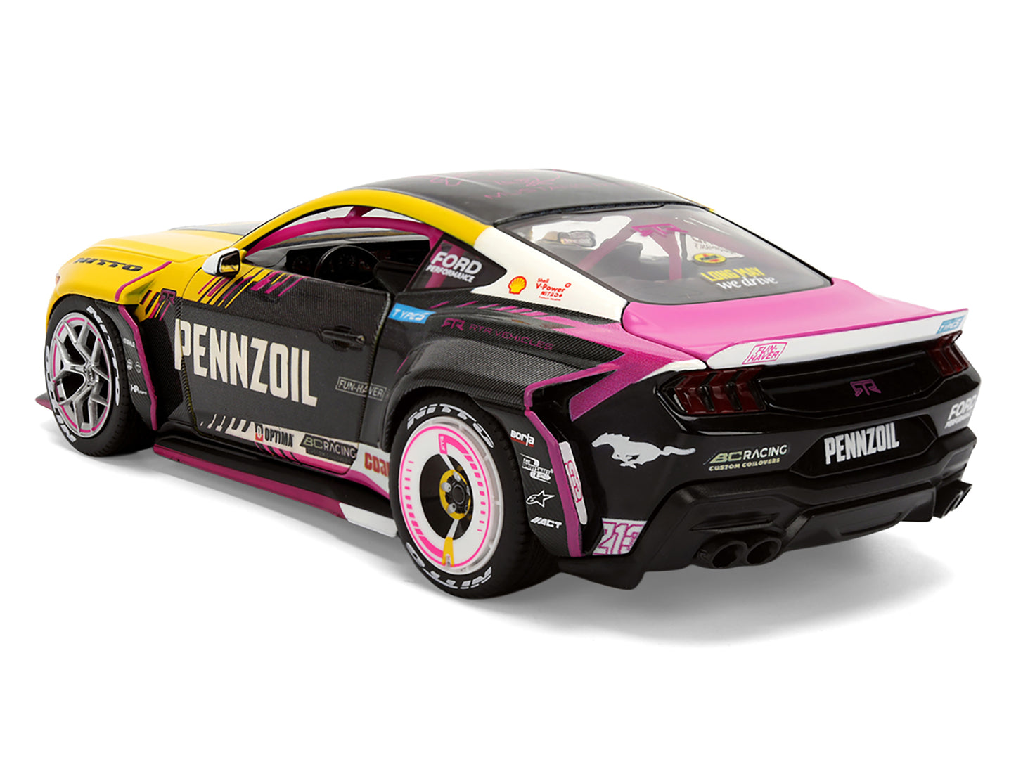 Ford Mustang RTR #213 Ben Hobson "Pennzoil" "Formula Drift PRO Championship" (2025) with Lights "RTR Vehicles" Series 1/24 Diecast Model Car by Jada <h2>Ford Jada</h2> <p>High-quality perfect for coll