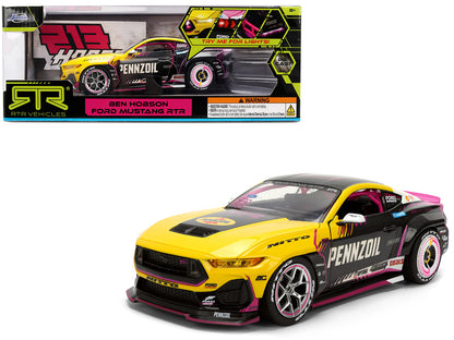 Ford Mustang RTR #213 Ben Hobson "Pennzoil" "Formula Drift PRO Championship" (2025) with Lights "RTR Vehicles" Series 1/24 Diecast Model Car by Jada <h2>Ford Jada</h2> <p>High-quality perfect for coll