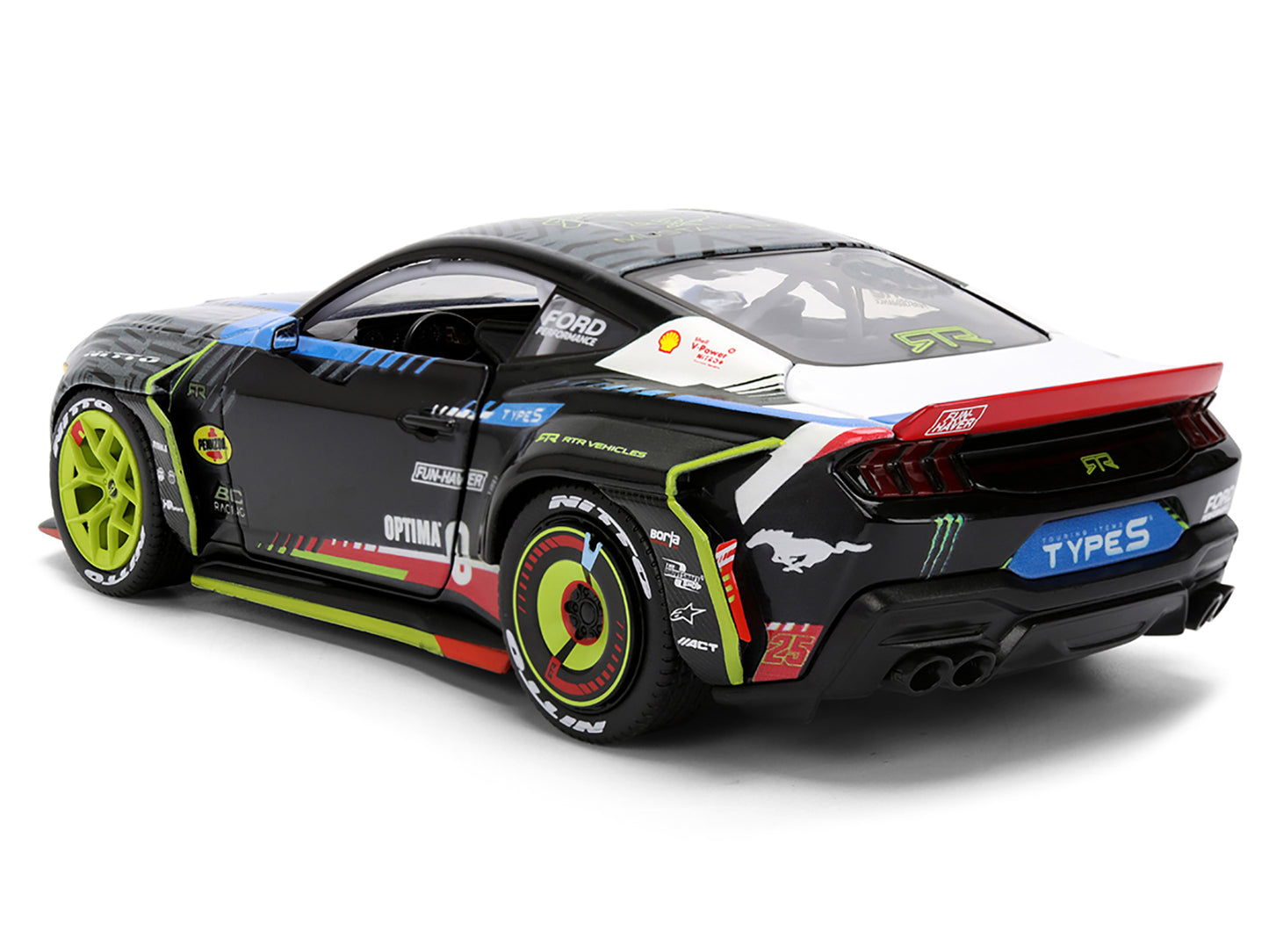 Ford Mustang RTR #25 Vaughn Gittin Jr. "Formula Drift PRO Championship" (2025) with Lights "RTR Vehicles" Series 1/24 Diecast Model Car by Jada <h2>Ford Jada</h2> <p>High-quality perfect for collector