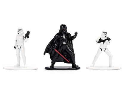 Set of 3 Diecast Figures "Star Wars" Movie Franchise "Nano Metalfigs" Series Models by Jada <h2>Set Jada</h2> <p>High-quality model car perfect for collectors and enthusiasts. Features detailed interi