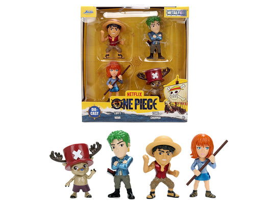 Set of 4 Diecast Figures "One Piece" (2023-Current) TV Series "Metalfigs" Models by Jada <h2>Set Jada</h2> <p>High-quality model car perfect for collectors and enthusiasts. Features detailed interior