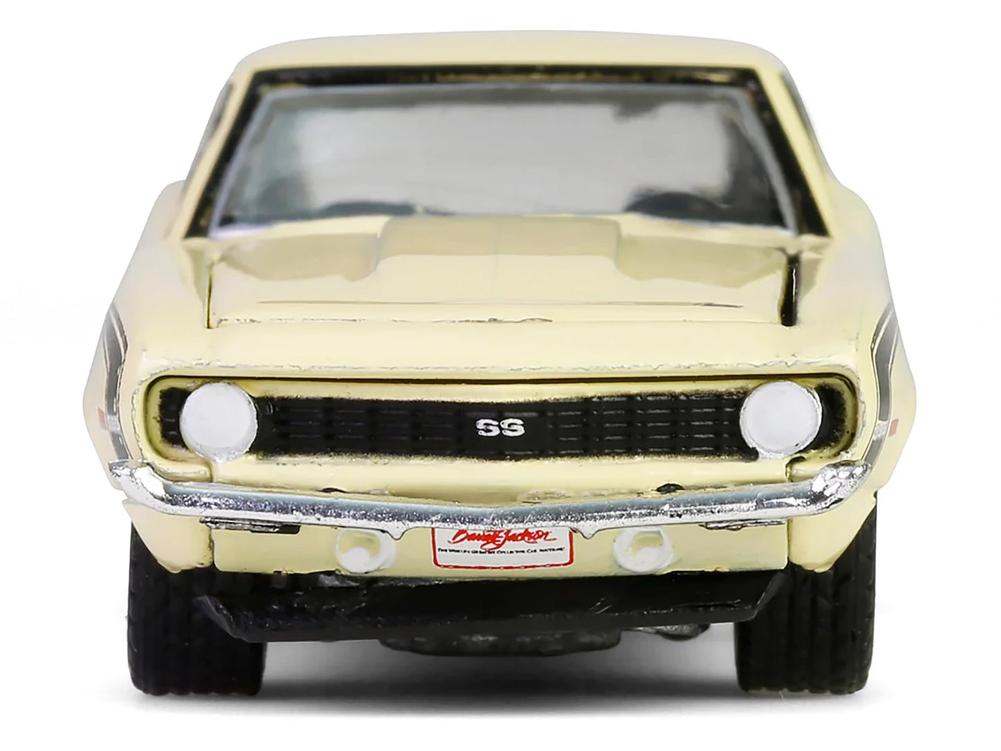 GreenLight 1969 Chevrolet Camaro SS 396 Butternut Yellow with Black Stripes "Barrett-Jackson" Series 15 1/64 Diecast Model Car by <h2>1969 Greenlight</h2> <p>High-quality perfect for collectors and en