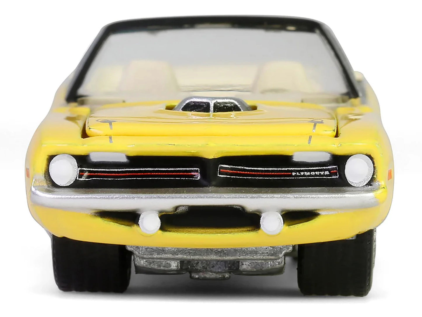 GreenLight 1970 Plymouth 'Cuda Convertible Yellow "Barrett-Jackson" Series 15 1/64 Diecast Model Car by <h2>1970 Greenlight</h2> <p>High-quality perfect for collectors and enthusiasts. Features detail