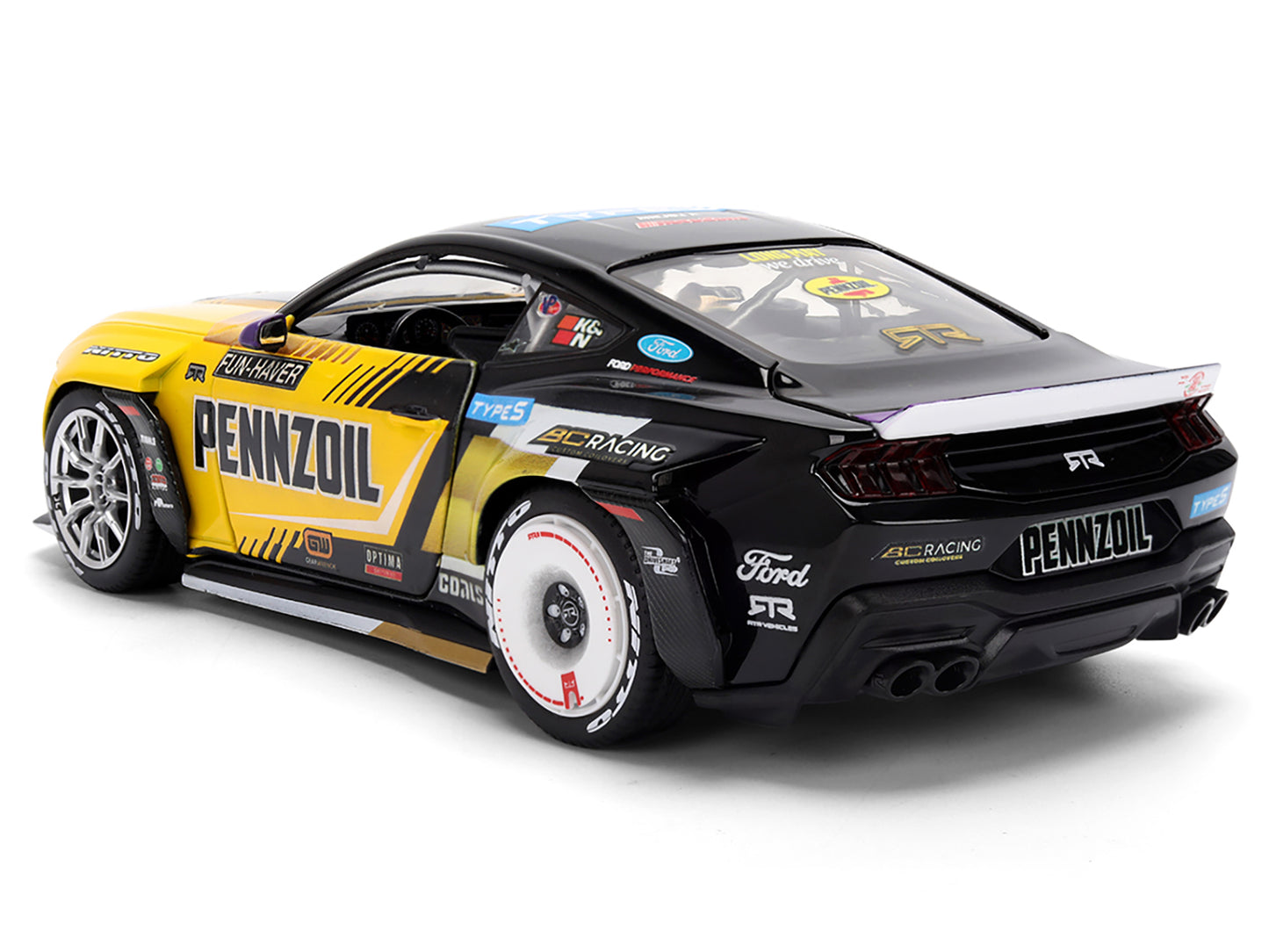 Ford Mustang RTR #88 Chelsea Denofa "Pennzoil" "Formula Drift PRO Championship" (2025) with Lights "RTR Vehicles" Series 1/24 Diecast Model Car by Jada <h2>Ford Jada</h2> <p>High-quality perfect for c
