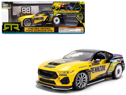 Ford Mustang RTR #88 Chelsea Denofa "Pennzoil" "Formula Drift PRO Championship" (2025) with Lights "RTR Vehicles" Series 1/24 Diecast Model Car by Jada <h2>Ford Jada</h2> <p>High-quality perfect for c