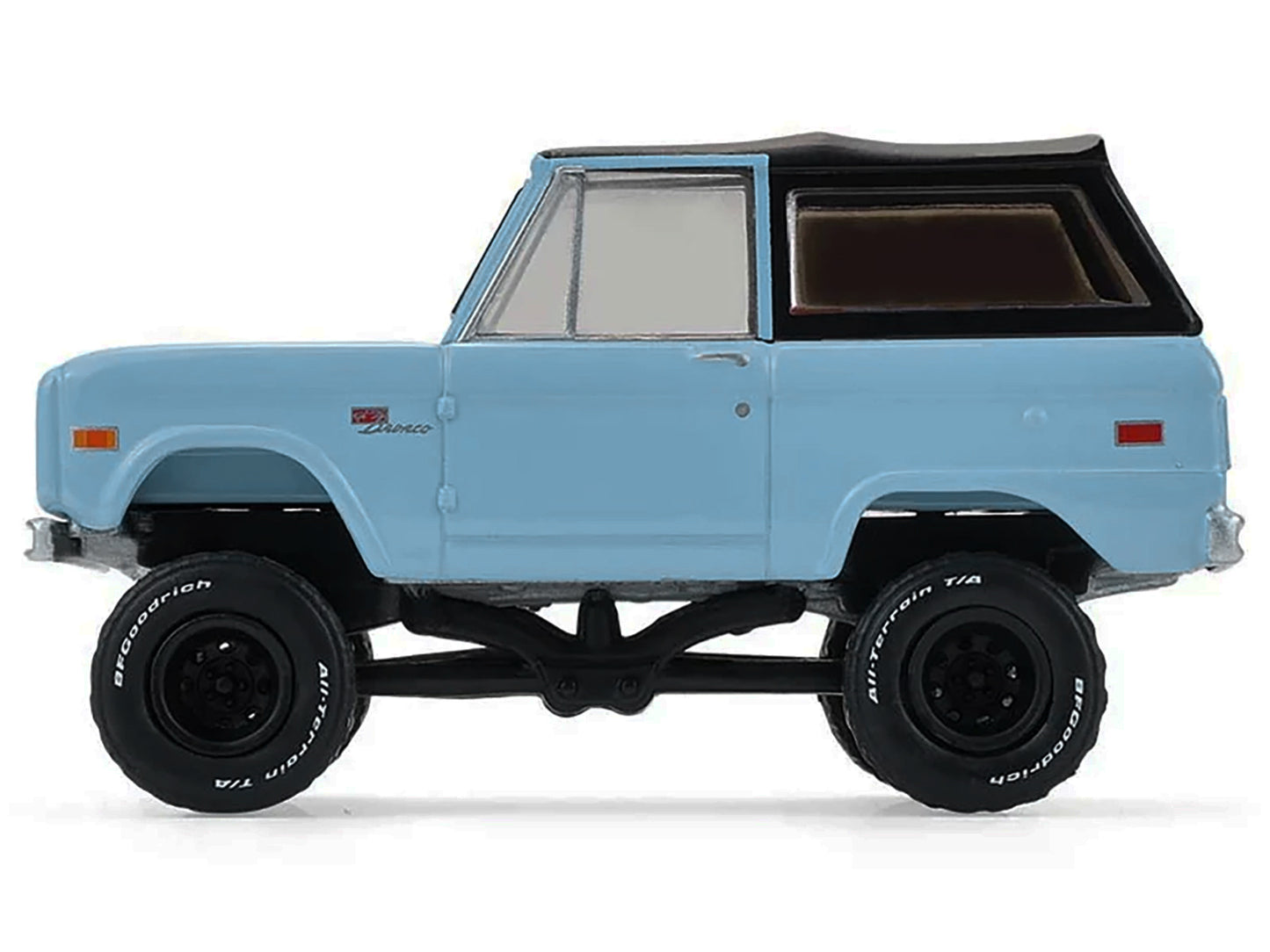 GreenLight 1972 Ford Bronco Custom SUV Light Blue with Black Top "Barrett-Jackson" Series 16 1/64 Diecast Model Car by <h2>1972 Greenlight</h2> <p>High-quality perfect for collectors and enthusiasts.