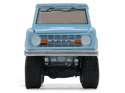GreenLight 1972 Ford Bronco Custom SUV Light Blue with Black Top "Barrett-Jackson" Series 16 1/64 Diecast Model Car by <h2>1972 Greenlight</h2> <p>High-quality perfect for collectors and enthusiasts.