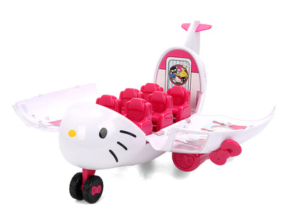 "Hello Kitty and Friends" Airplane Set with 3 Figures Model - Jada