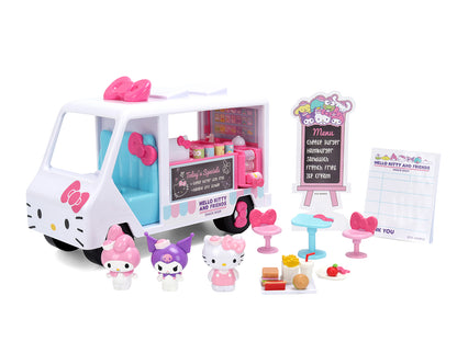 "Hello Kitty and Friends" Food Truck Set with 3 Figures Model - Jada