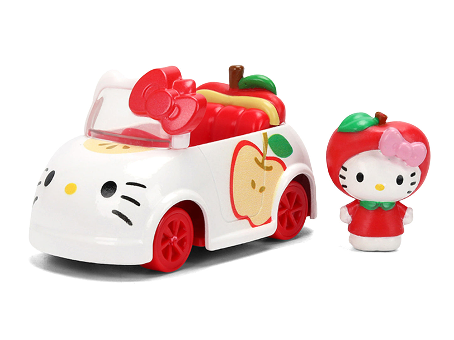 "Hello Kitty and Friends" Set of 4 T&y Diecast Figures and Cars "Hollywood Rides" Series T&y Diecast models by Jada