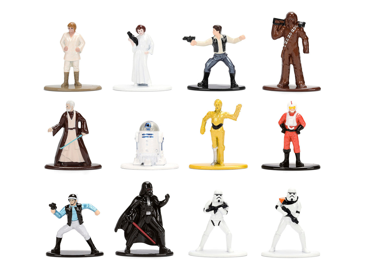 Set of 12 Diecast Figures "Star Wars" Movie Franchise "Nano Metalfigs" Series Models by Jada <h2>Set Jada</h2> <p>High-quality model car perfect for collectors and enthusiasts. Features detailed inter
