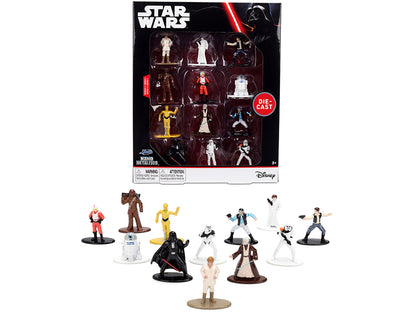 Set of 12 Diecast Figures "Star Wars" Movie Franchise "Nano Metalfigs" Series Models by Jada <h2>Set Jada</h2> <p>High-quality model car perfect for collectors and enthusiasts. Features detailed inter