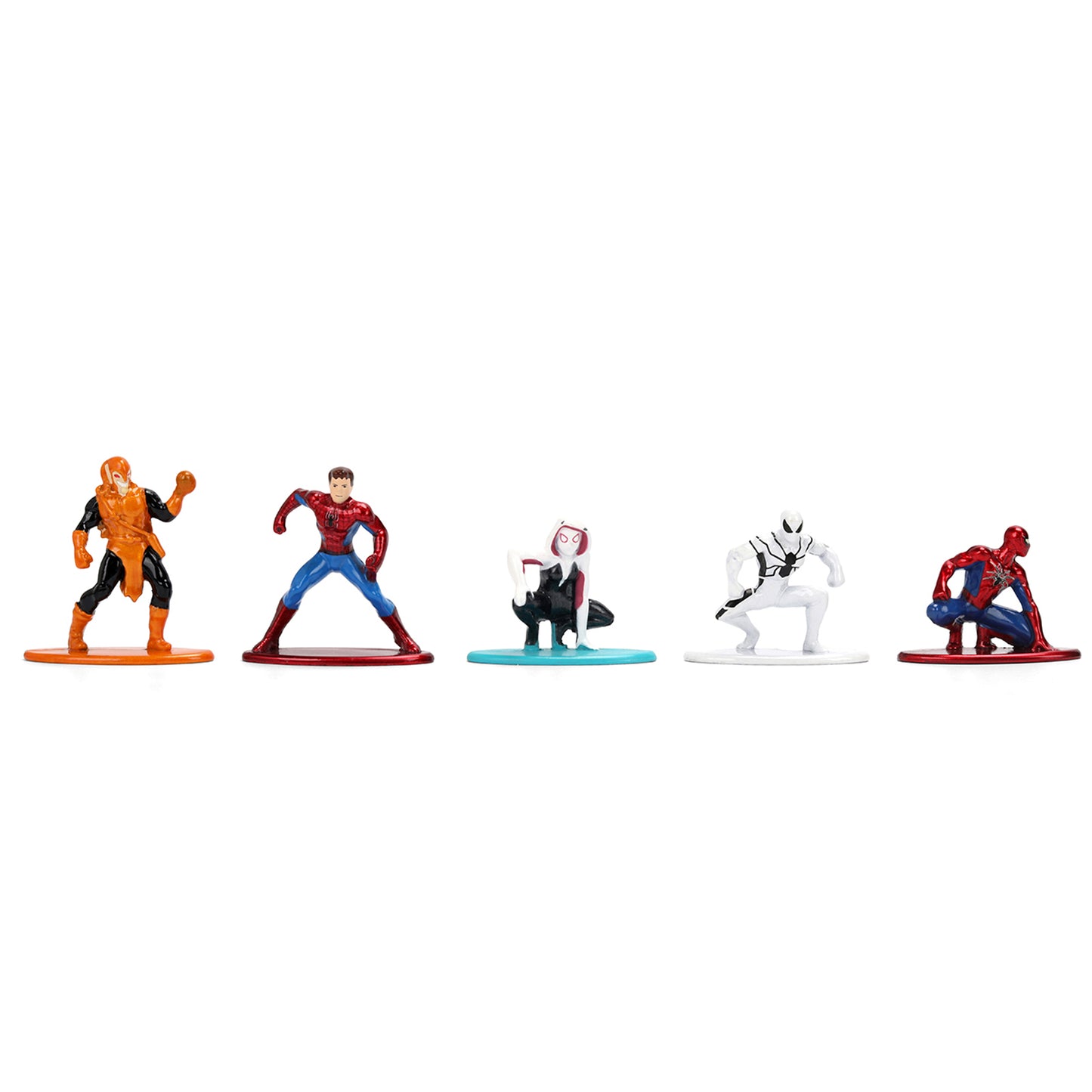 Set of 12 T&y Diecast Figures "Spider-Man" Franchise "Nano Metalfigs" Series T&y Diecast Models  by Jada