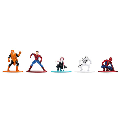 Set of 12 T&y Diecast Figures "Spider-Man" Franchise "Nano Metalfigs" Series T&y Diecast Models  by Jada