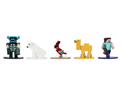 Set of 12 T&y Diecast Figures "Minecraft" Video Game Wave 2 "Nano Metalfigs" Series T&y Diecast models by Jada
