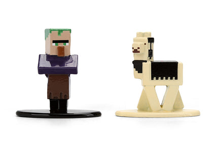Set of 12 T&y Diecast Figures "Minecraft" Video Game Wave 2 "Nano Metalfigs" Series T&y Diecast models by Jada