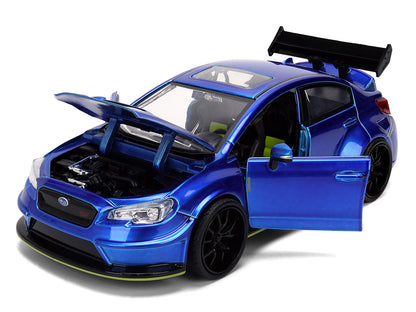 2016 Subaru WRX STI Widebody Blue Metallic "JDM Tuners" Series 1/24 Diecast Model Car by Jada <h2>2016 Jada</h2> <p>High-quality perfect for collectors and enthusiasts. Features detailed interior exte