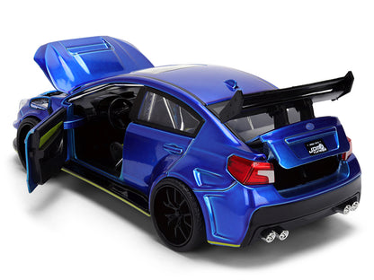 2016 Subaru WRX STI Widebody Blue Metallic "JDM Tuners" Series 1/24 Diecast Model Car by Jada <h2>2016 Jada</h2> <p>High-quality perfect for collectors and enthusiasts. Features detailed interior exte