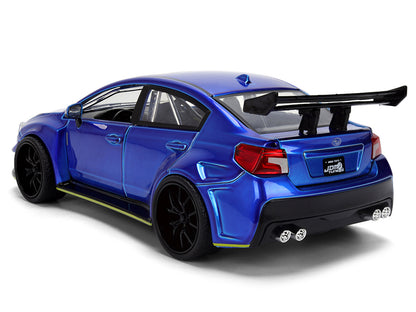 2016 Subaru WRX STI Widebody Blue Metallic "JDM Tuners" Series 1/24 Diecast Model Car by Jada <h2>2016 Jada</h2> <p>High-quality perfect for collectors and enthusiasts. Features detailed interior exte
