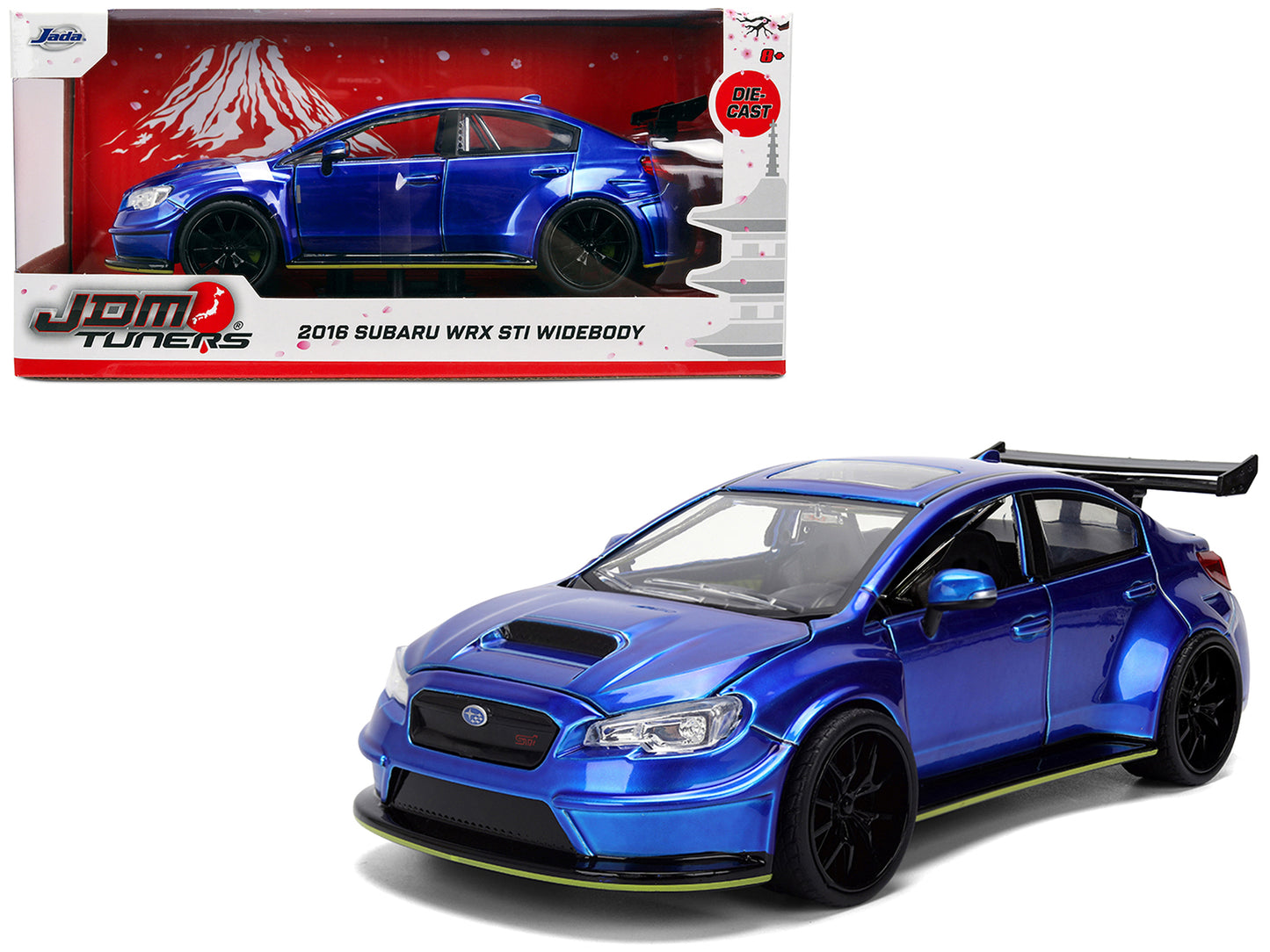 2016 Subaru WRX STI Widebody Blue Metallic "JDM Tuners" Series 1/24 Diecast Model Car by Jada <h2>2016 Jada</h2> <p>High-quality perfect for collectors and enthusiasts. Features detailed interior exte